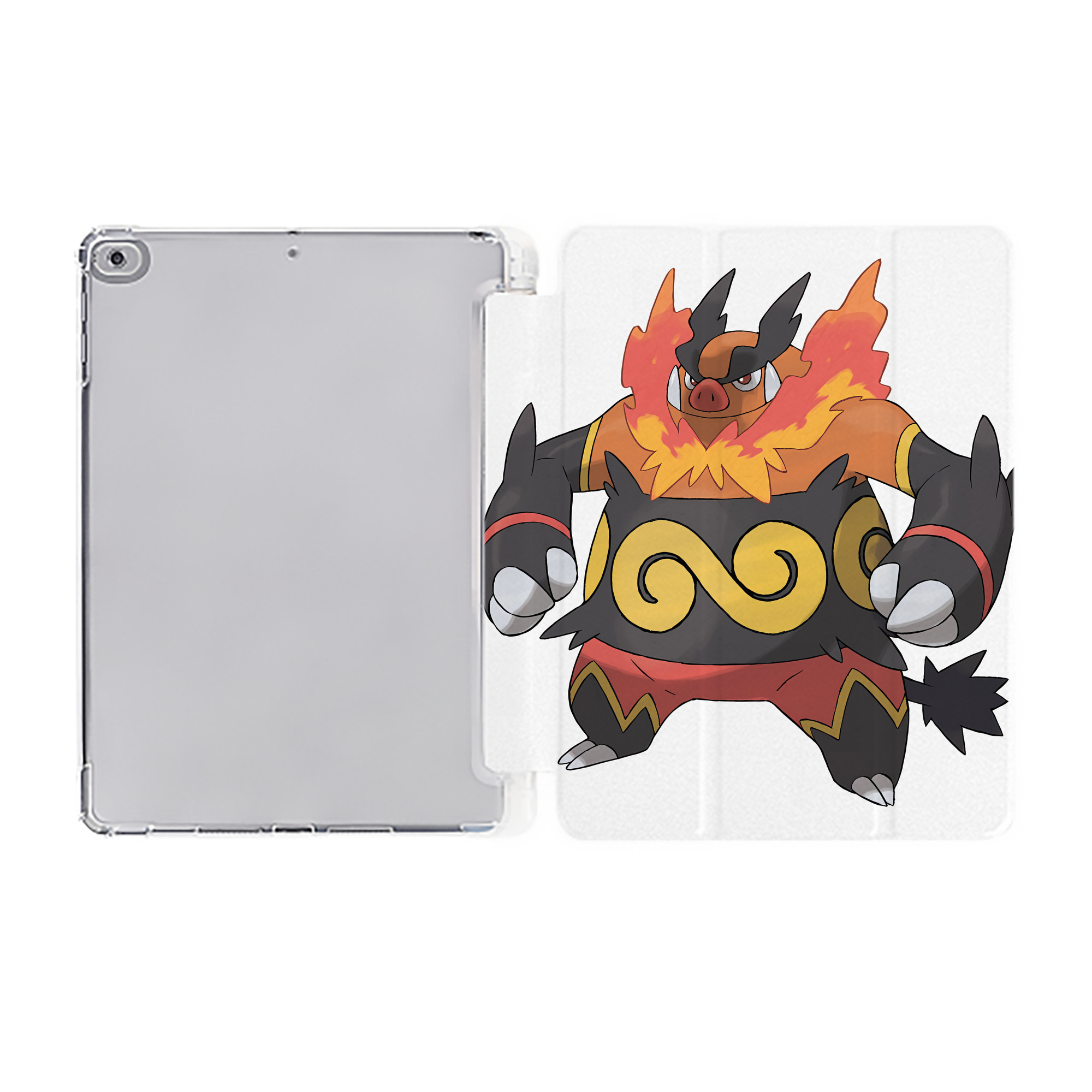 （画像用） ポケットモンスター Pokémon IPad ケース ペン収納付き 三つ折りスタンド PUレザー×シリコン 対応機種9.5/10.5/10.9インチ